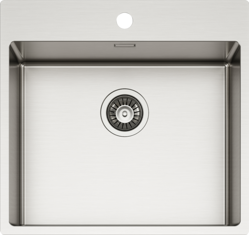 Zlewozmywak COMPASS 500 stal