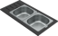 Obrazek Zestaw Gourmet SINTESI 305,410,480,510-1/6 stal