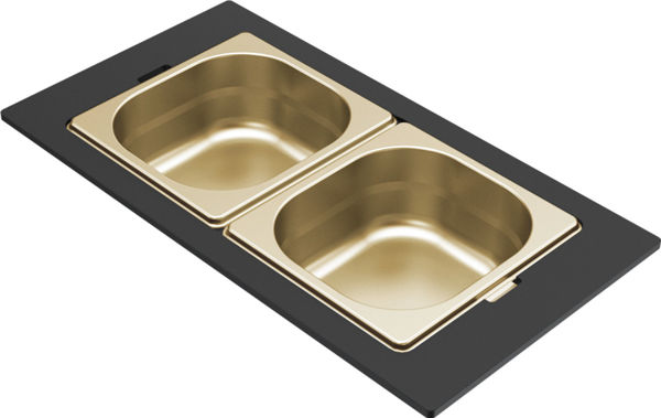 Obrazek Zestaw Gourmet QUADRA i ZEN 1/6 złoty