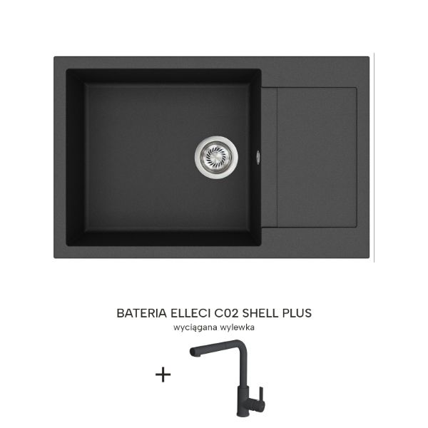Obrazek Komplet TEVIO 60 L + C02 SHELL PLUS